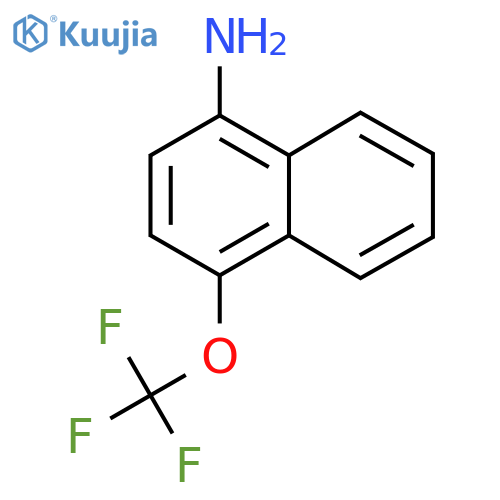 1-Amino-4-(trifluoromethoxy)naphthalene structure