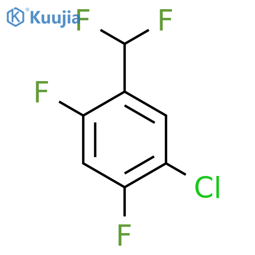 5-Chloro-2,4-difluoro(difluoromethyl)benzene structure