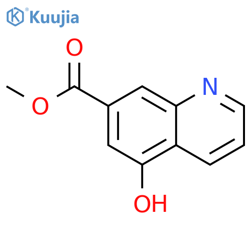 Methyl 5-hydroxy-7-quinolinecarboxylate structure