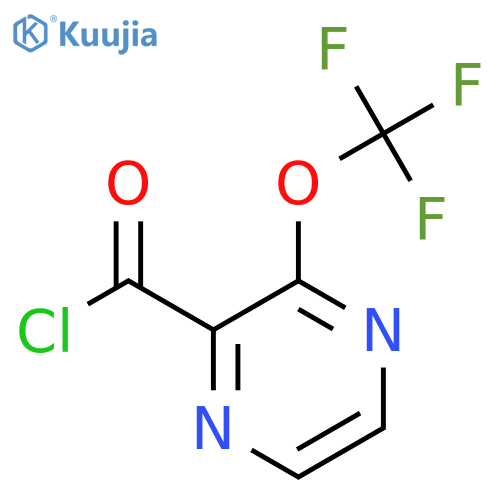 3-(Trifluoromethoxy)pyrazine-2-carbonyl chloride structure