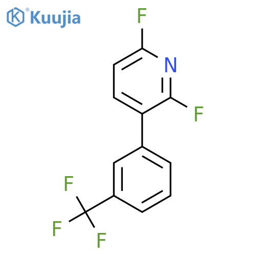 2,6-Difluoro-3-(3-(trifluoromethyl)phenyl)pyridine structure