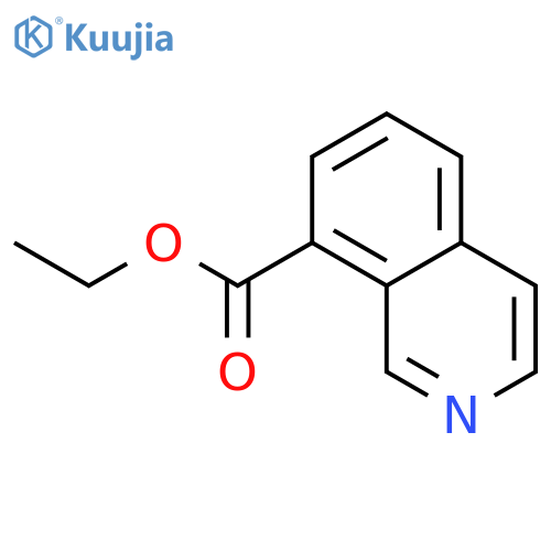 Ethyl isoquinoline-8-carboxylate structure