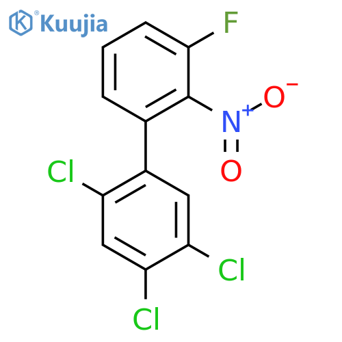 3'-Fluoro-2'-nitro-2,4,5-trichlorobiphenyl structure