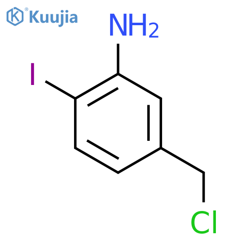 3-Amino-4-iodobenzyl chloride structure
