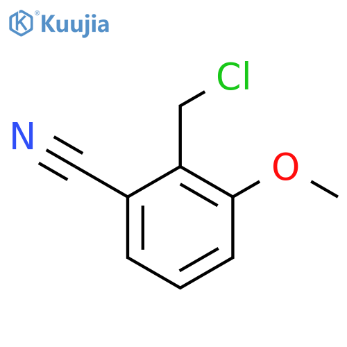 2-Cyano-6-methoxybenzyl chloride structure