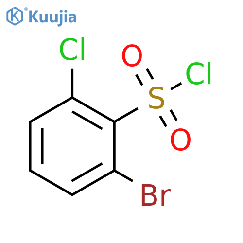 2-broMo-6-chlorobenzene-1-sulfonyl chloride structure