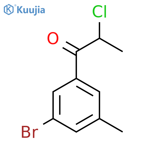 3'-Bromo-2-chloro-5'-methylpropiophenone structure