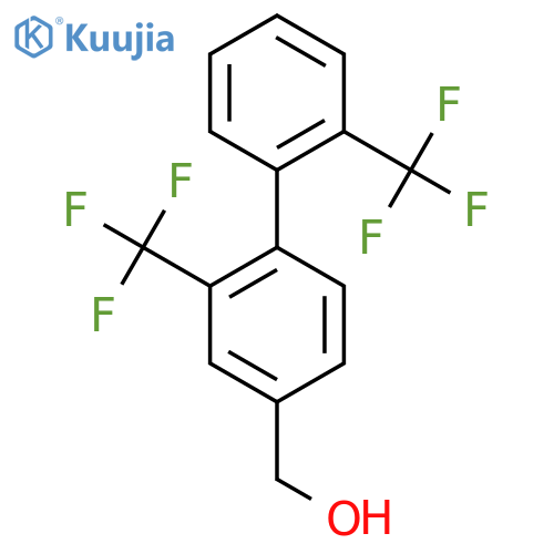 2,2'-Bis(trifluoromethyl)biphenyl-4-methanol structure