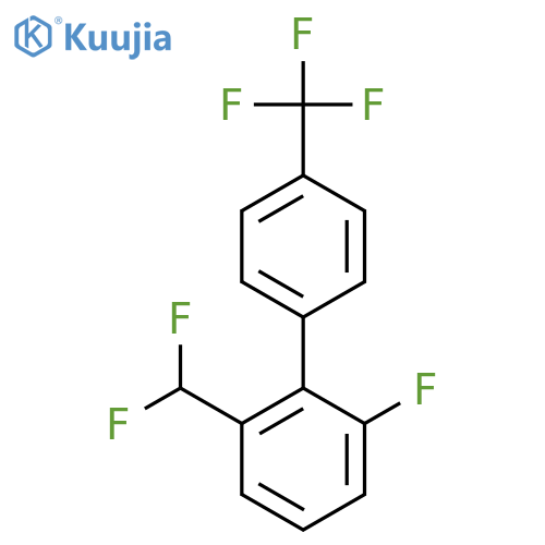 2-(Difluoromethyl)-6-fluoro-4'-(trifluoromethyl)biphenyl structure