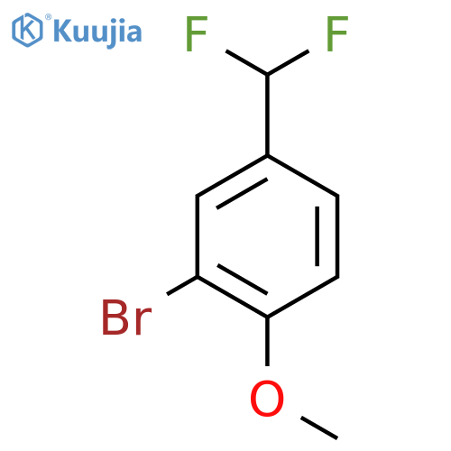 2-Bromo-4-(difluoromethyl)anisole structure