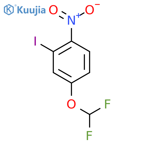 4-(Difluoromethoxy)-2-iodonitrobenzene structure