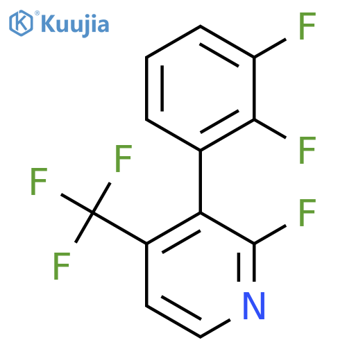 3-(2,3-Difluorophenyl)-2-fluoro-4-(trifluoromethyl)pyridine structure