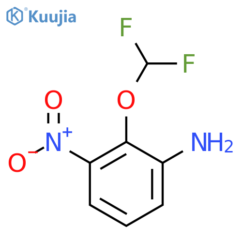 2-(Difluoromethoxy)-3-nitroaniline structure