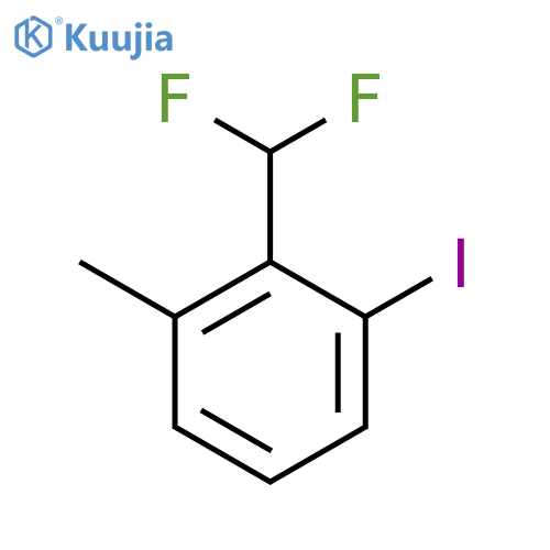 2-(Difluoromethyl)-3-iodotoluene structure