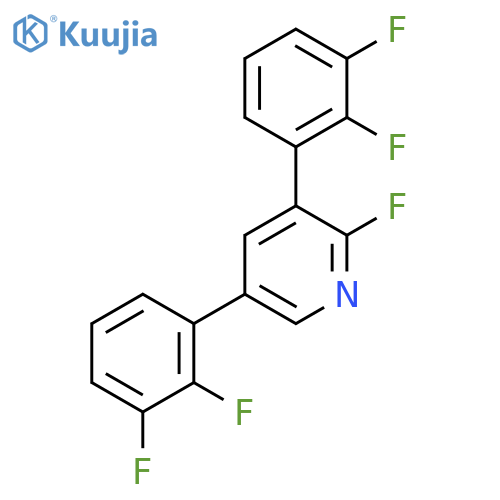 3,5-Bis(2,3-difluorophenyl)-2-fluoropyridine structure