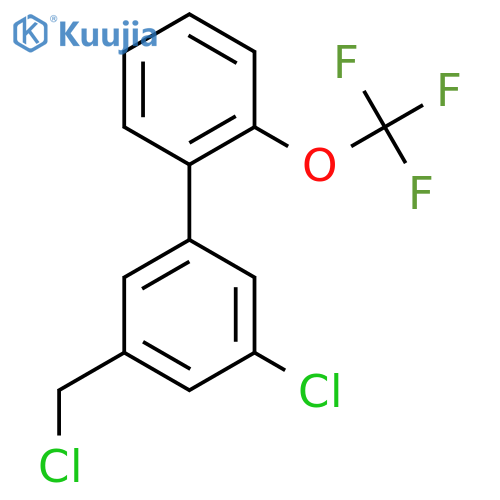 5-Chloro-3-chloromethyl-2'-(trifluoromethoxy)biphenyl structure