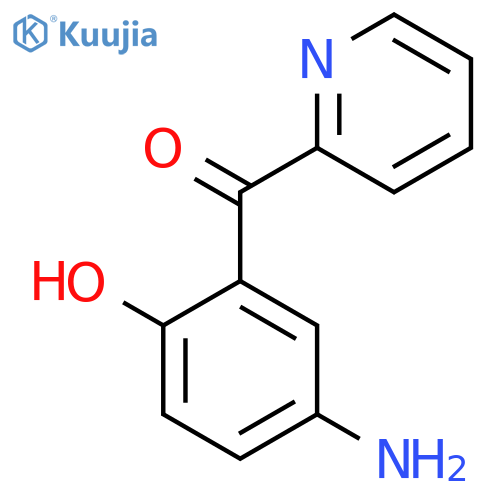 2-(5-Amino-2-hydroxybenzoyl)pyridine structure