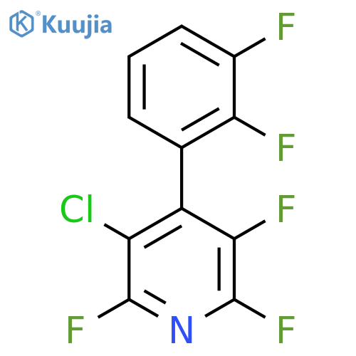 3-Chloro-4-(2,3-difluorophenyl)-2,5,6-trifluoropyridine structure