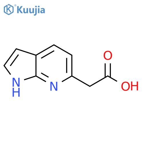 2-{1H-pyrrolo[2,3-b]pyridin-6-yl}acetic acid structure