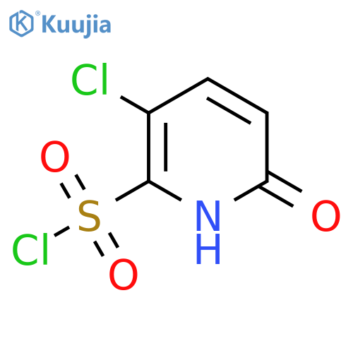 3-Chloro-6-hydroxypyridine-2-sulfonyl chloride structure