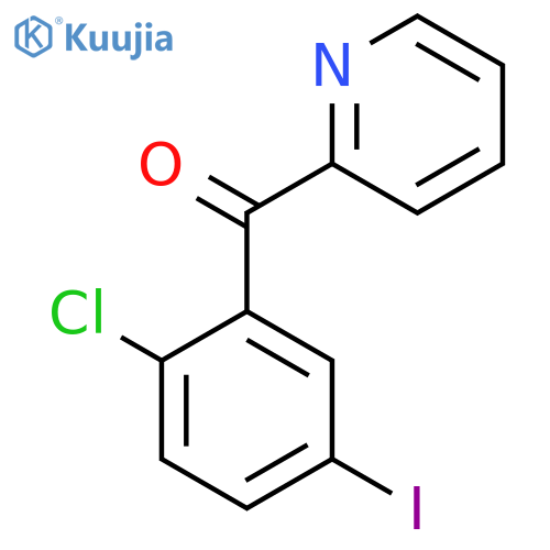 2-(2-Chloro-5-iodobenzoyl)pyridine structure