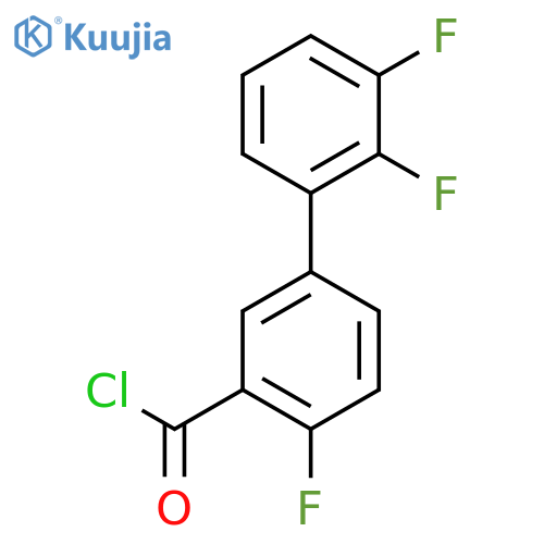 4,2',3'-Trifluorobiphenyl-3-carbonyl chloride structure
