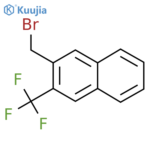 3-(Bromomethyl)-2-(trifluoromethyl)naphthalene structure