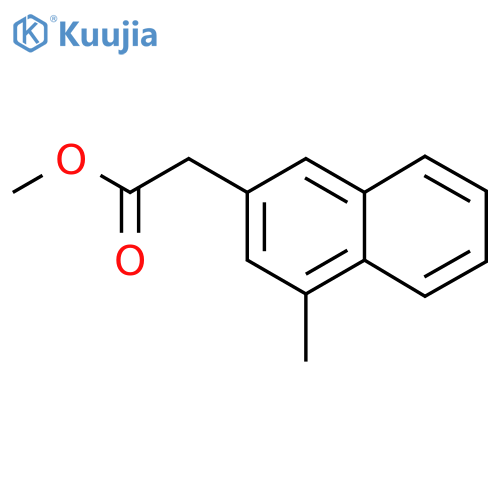 Methyl 1-methylnaphthalene-3-acetate structure