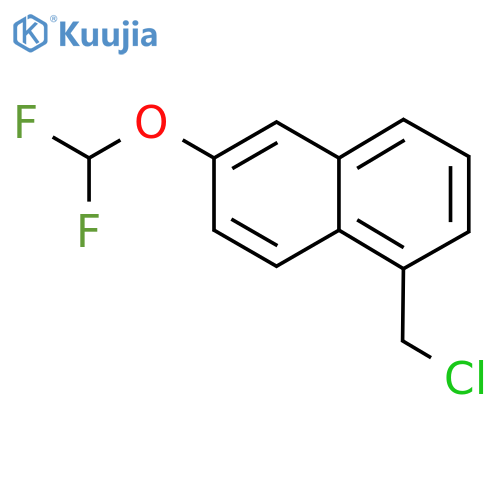 5-(Chloromethyl)-2-(difluoromethoxy)naphthalene structure