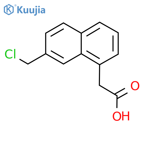 2-(Chloromethyl)naphthalene-8-acetic acid structure