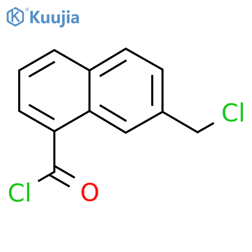 2-(Chloromethyl)naphthalene-8-carbonyl chloride structure