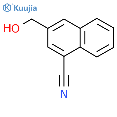 1-Cyanonaphthalene-3-methanol structure