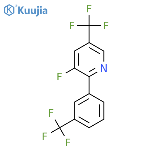 3-Fluoro-5-(trifluoromethyl)-2-(3-(trifluoromethyl)phenyl)pyridine structure