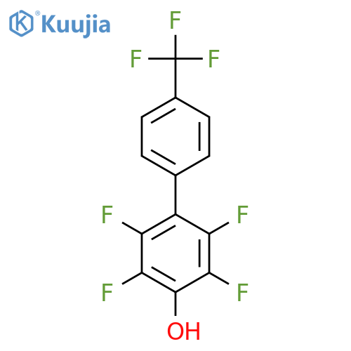 4-Hydroxy-2,3,5,6-tetrafluoro-4'-(trifluoromethyl)biphenyl structure