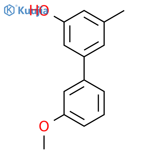 3-(3-methoxyphenyl)-5-methylphenol structure