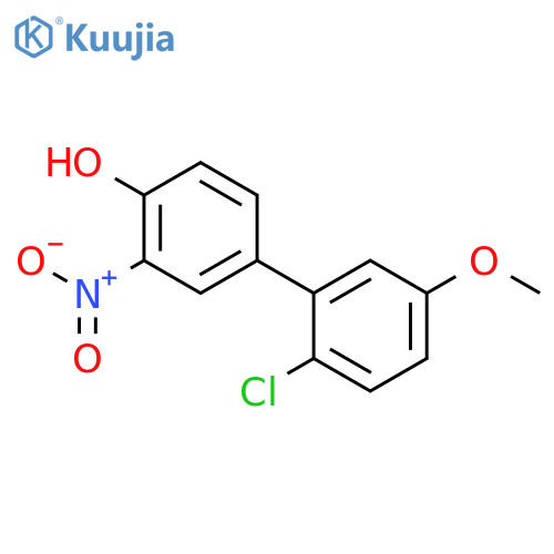 4-(2-Chloro-5-methoxyphenyl)-2-nitrophenol structure