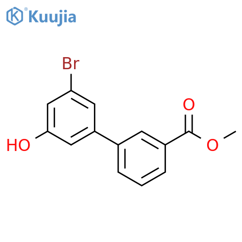 3-Bromo-5-(3-methoxycarbonylphenyl)phenol structure