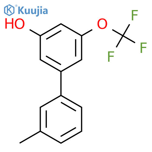 5-(3-Methylphenyl)-3-trifluoromethoxyphenol structure