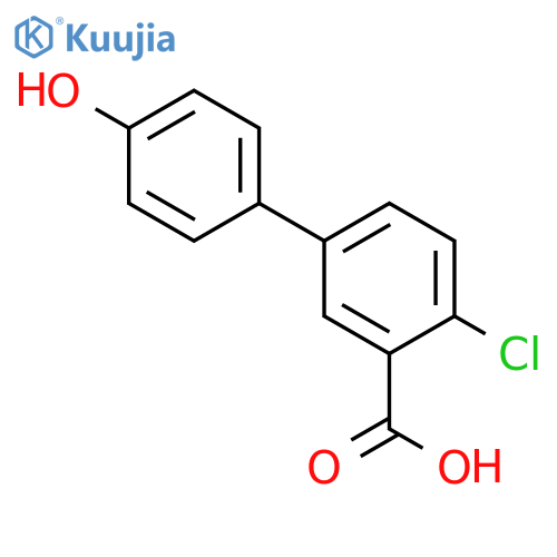 4-(3-Carboxy-4-chlorophenyl)phenol structure