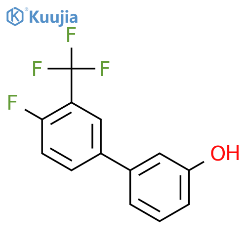 3-(4-Fluoro-3-trifluoromethylphenyl)phenol structure