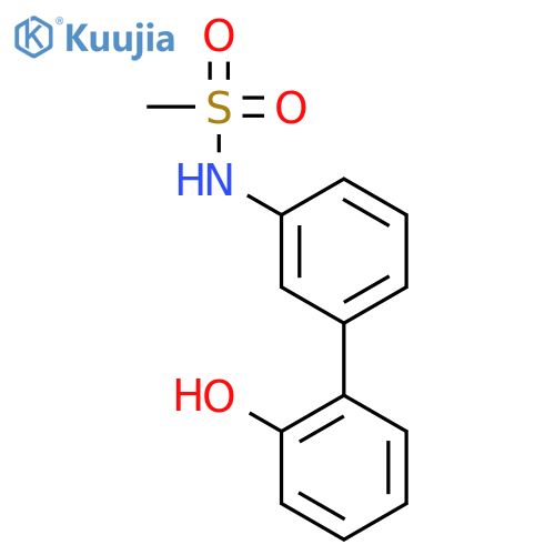 N-[3-(2-hydroxyphenyl)phenyl]methanesulfonamide structure