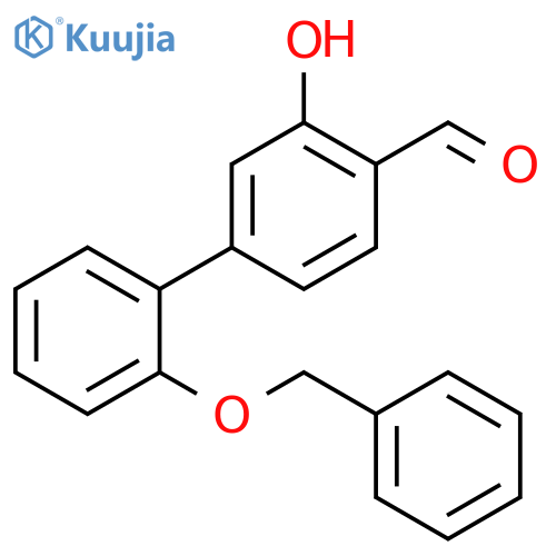 5-(2-Benzyloxyphenyl)-2-formylphenol structure