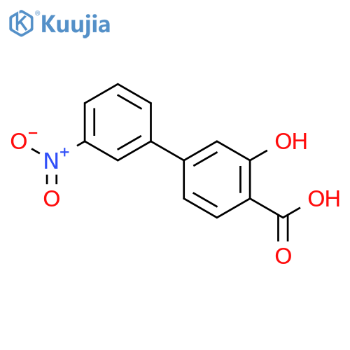 2-hydroxy-4-(3-nitrophenyl)benzoic Acid structure