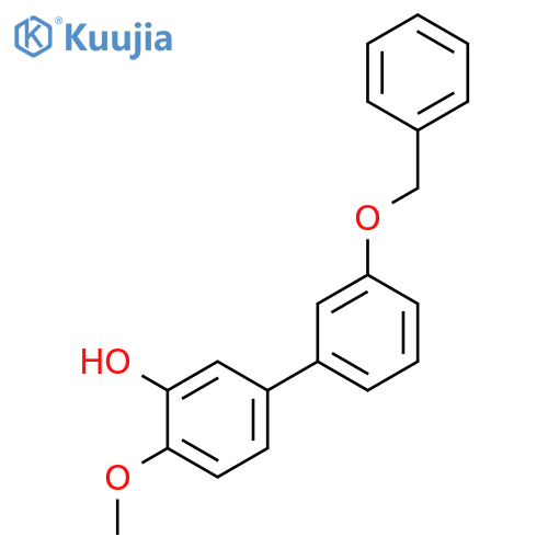 5-(3-Benzyloxyphenyl)-2-methoxyphenol structure