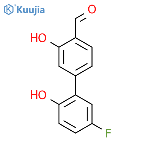 5-(5-Fluoro-2-hydroxyphenyl)-2-formylphenol structure