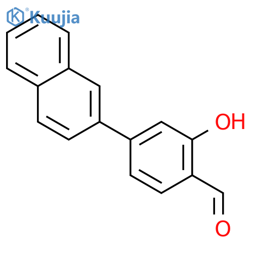 2-hydroxy-4-naphthalen-2-ylbenzaldehyde structure