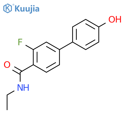 4-4-(Ethylcarbamoyl)-3-fluorophenylphenol structure