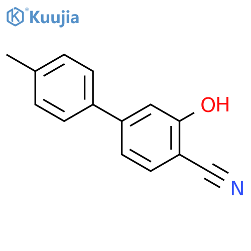 2-Cyano-5-(4-methylphenyl)phenol structure