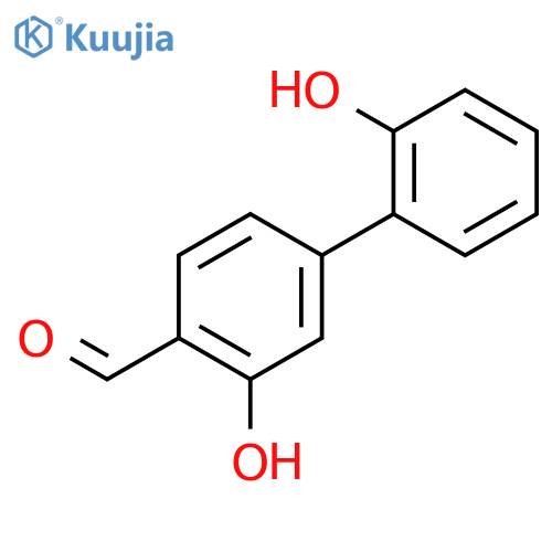 2-hydroxy-4-(2-hydroxyphenyl)benzaldehyde structure