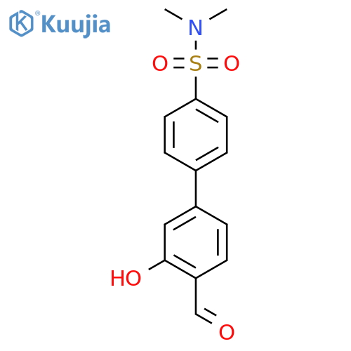 5-(4-N,N-Dimethylsulfamoylphenyl)-2-formylphenol structure